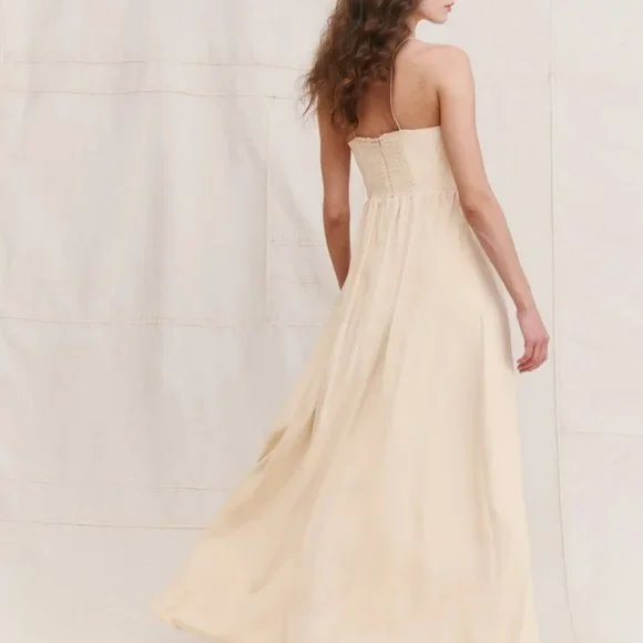 Reformation Carrara Silk Wedding Dress - Picture 11 of 12